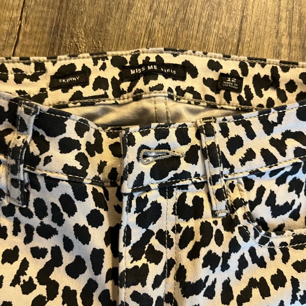 Miss Me Girl’s black/white jeans